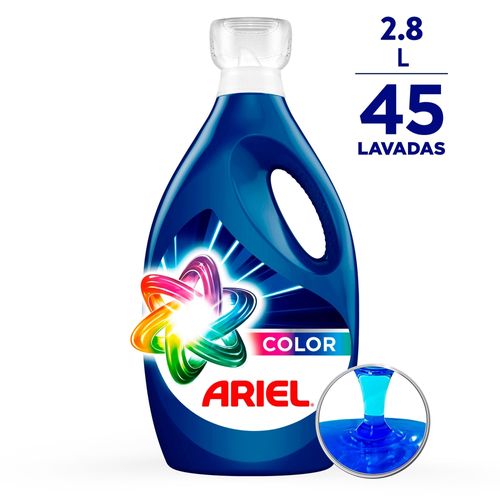 Detergente Ariel Líquido Color 45 lavadas - 2.8 L