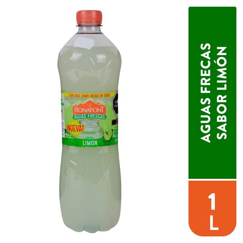 Agua Fresca Bonafont Sabor Limón - 1Lt