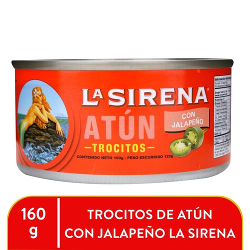 Atún La Sirena trozos con jalapeno - 160 g