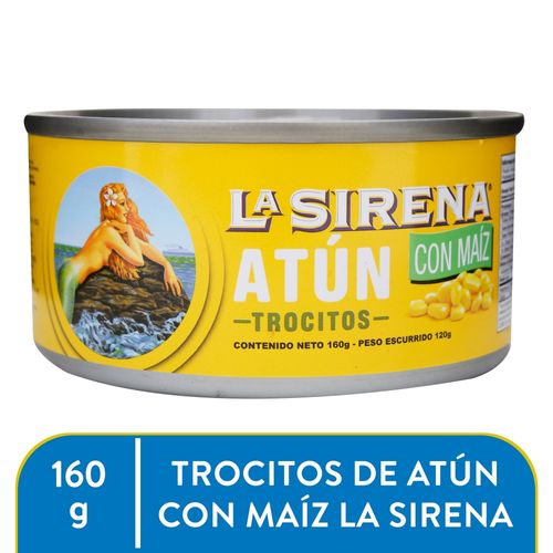 Atún La Sirena en trocito con maiz - 165 g