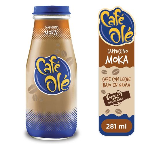 Bebida Cafe Ole Moka Cappuccino - 281 ml