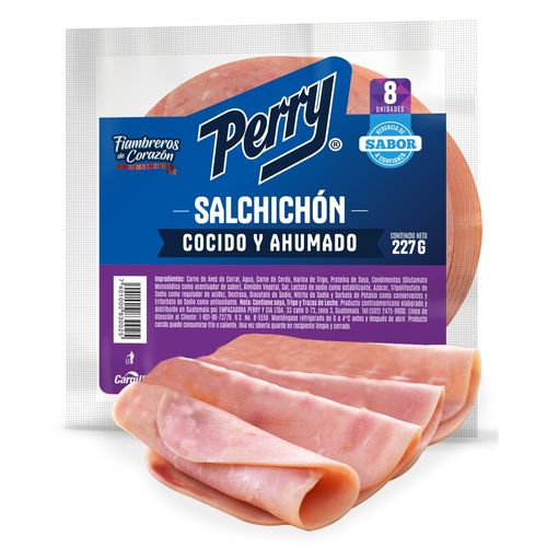 Salchichón Perry cocido y ahumado -227 g