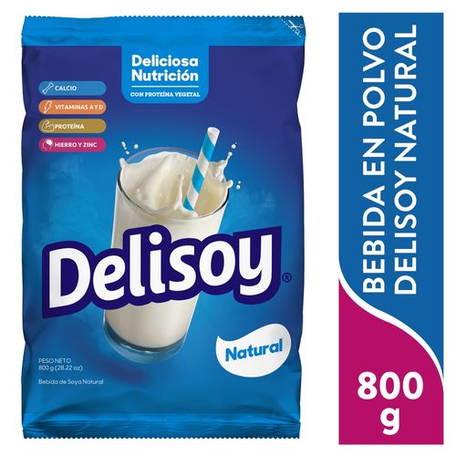 Bebida De Soya Delisoya Natural - 800 g