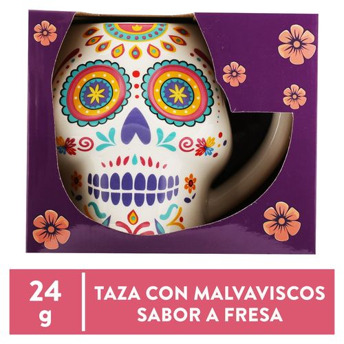 Taza Gv Calavera Halloween Marshmel 24gr