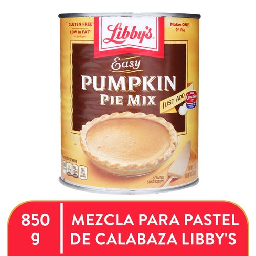 Libbys Pumpkin Pie Mix Calabaza 850gr