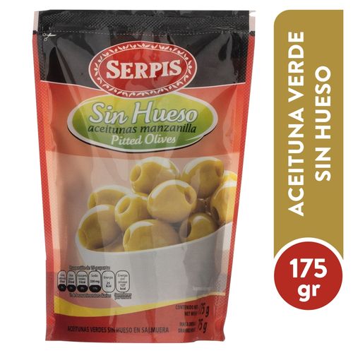 Aceituna Serpis Verde Sin Hueso - 175gr