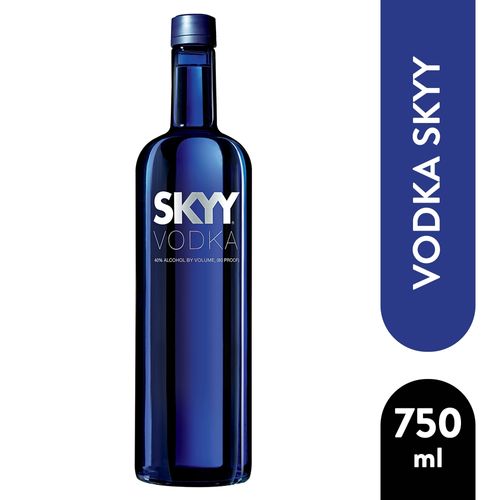 Vodka Skyy born in san francisco en botella - 750 ml