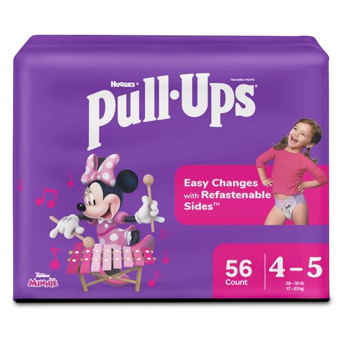 Calzoncillo de Entrenamiento Pull-Ups® Niña 4T-5T - 56 Uds