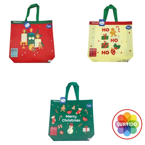 Bolsa Greatvalue Reutilizabl Navidad