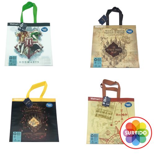 Bolsa Greatvalue Reutilizabl Harrypotter