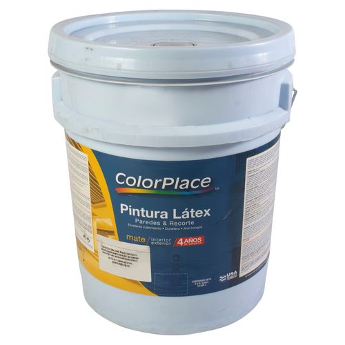 Pintura Látex ColorPlace Mate Base Tinte. 4 Años De Garantía - Cubeta