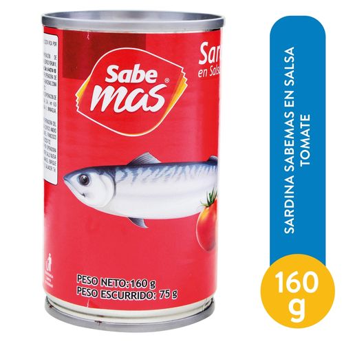 Sardina Sabemas En Salsa Tomate - 160gr