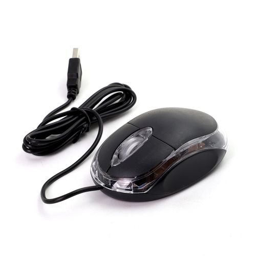 Mouse Negro Durabrand con Luz WDM2BL