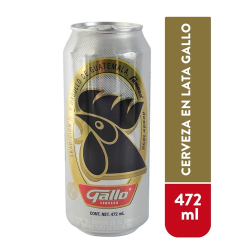 Cerveza Gallo Lata - 472ml