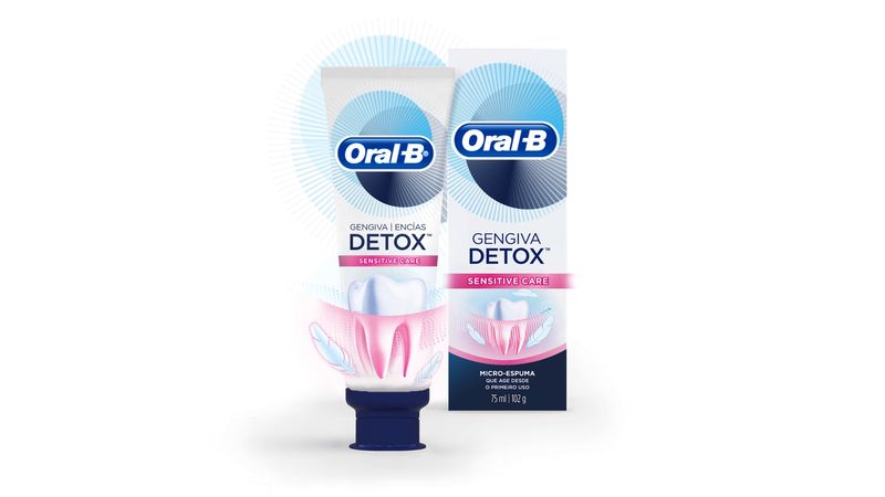 Pasta de Dientes Oral-B Encías Detox Sensitive Care 75 ml
