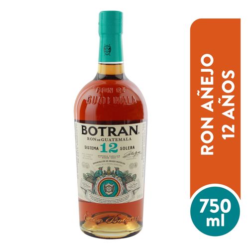 Ron Botran Guatemala Añejo Solera 12 años - 750ml