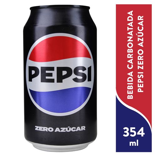 Gaseosa Pepsi Black Lata - 355ml