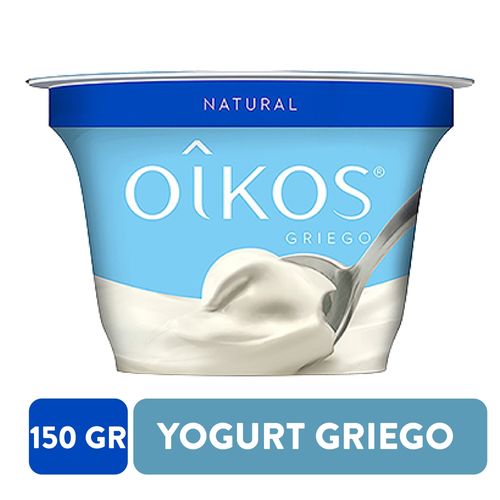 Yogurt Danone Oikos Griego Natural 150Gr