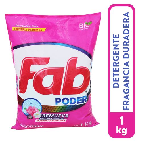 Detergente Fab3 Flores Para Mis Amores - 1Kg