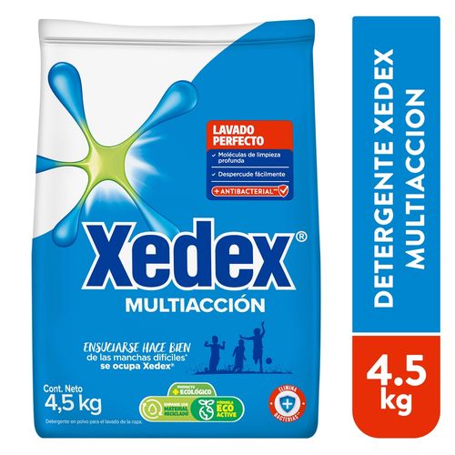 Detergente en polvo Xedex multiacción 4500g