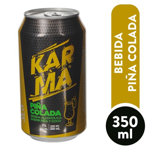 Bebida Ready To Drink Karma Sabor A Piña Colada - 350ml