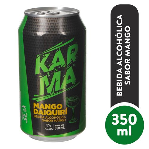 Bebida Ready To Drink Karma Sabor A Mango Daiquiri - 350ml