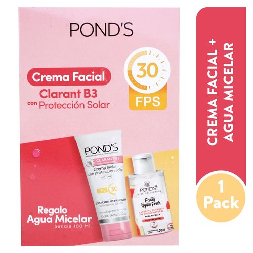 Pack Ponds Clarante 30 Mas Ag 100Ml