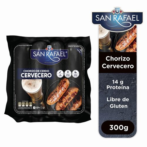 Chorizo de cerdo San Rafael cervecero - 300 g