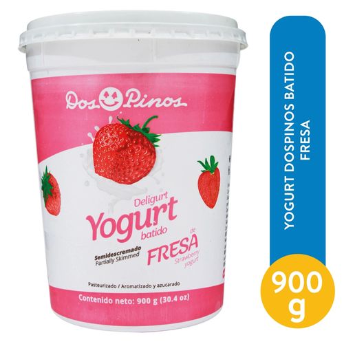Yogurt Dos Pinos Batido Fresa - 900 g