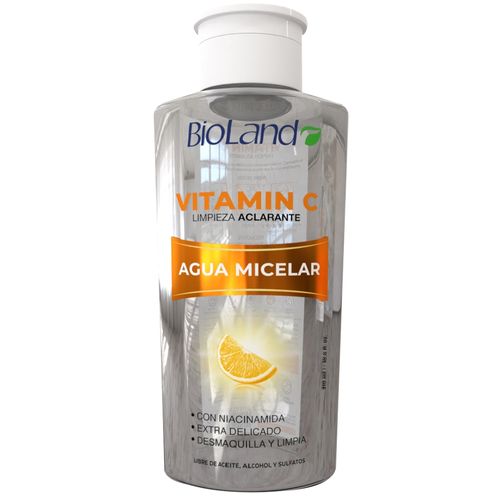 Agua micelar Bioland, aclarado Vitamina C -310ml