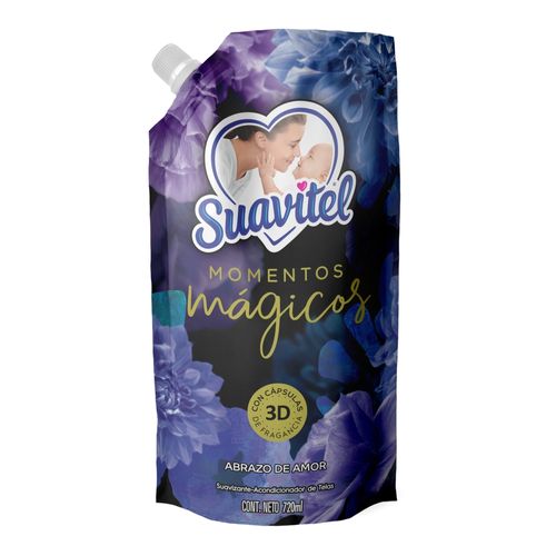 Suavizante Suavitel de Telas Momentos Mágicos Abrazo de Amor - 720 ml