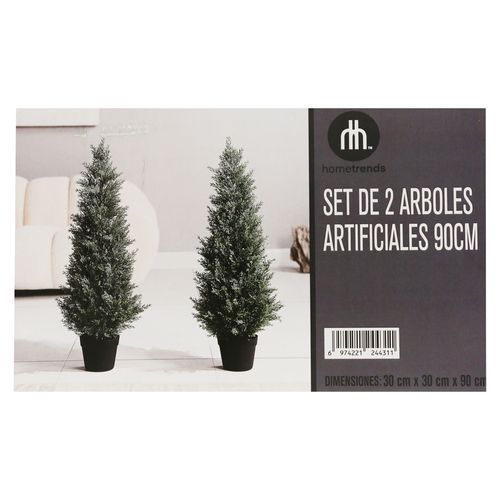 Ht Set De 2 Arboles Artificiales 80cm