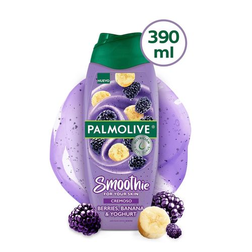 Jabón Líquido Palmolive Corporal Nutritivo Berries, Banano y Yogurt - 390 ml