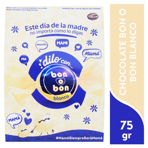 Arcor Bob Blanco Bolsa 75gr 24u