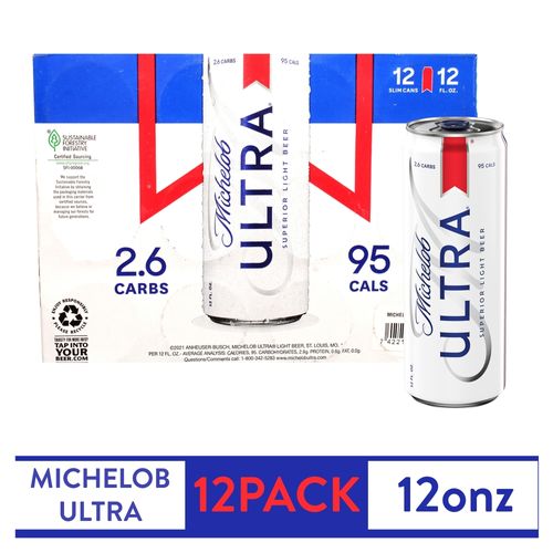 Michelob Ultra 12pk 355ml Lata