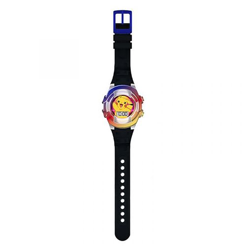 Reloj Pokemon Lcd Parpadeante Correa Negra