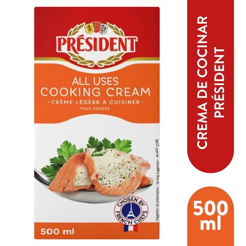 Crema De Cocinar President 500Ml