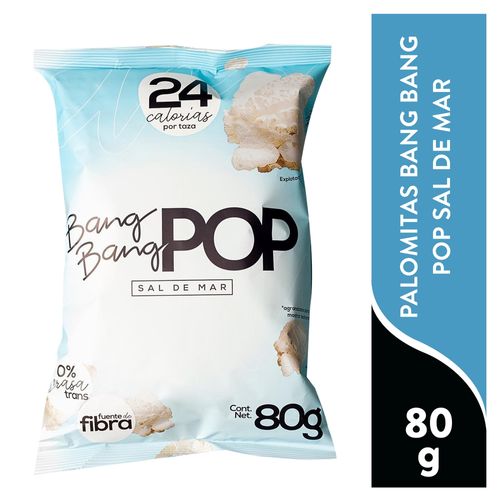 Palomitas Bang Bang Pop Sal De Mar - 80 g