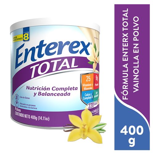 Fórmula Enterx Total vainolla en polvo -400 g