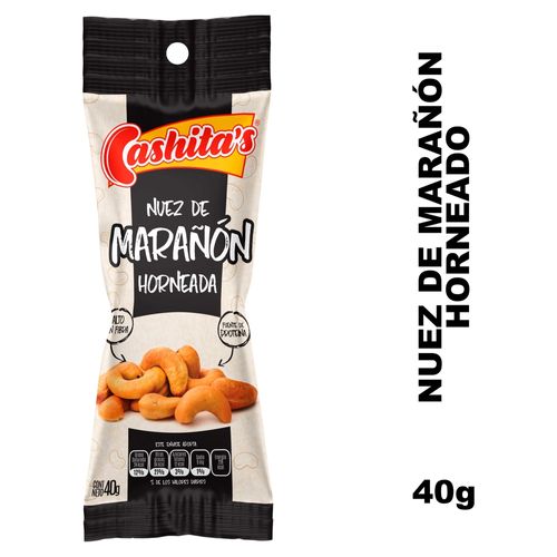 Nuez de marañon Cashita's horneados - 40 g