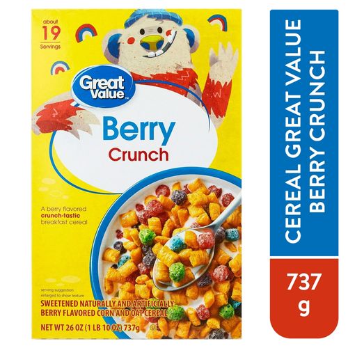 Cereal Great Value berry crunch - 737 g