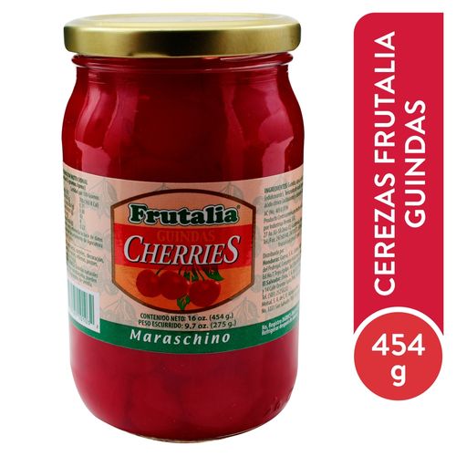 Guindas Frutalia cherries con tallo - 454 g