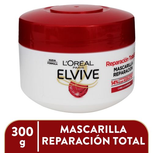 Mascarilla Tratamiento Reparador L'Oréal Paris Elvive Reparación Total 5 - 300gr