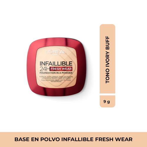 Base En Polvo Infallible L´Oréal Paris Tono Ivory Buff -9 g