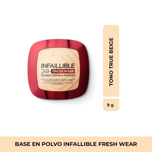 Base En Polvo Infallible L´Oréal Paris Tono True Beige -9g