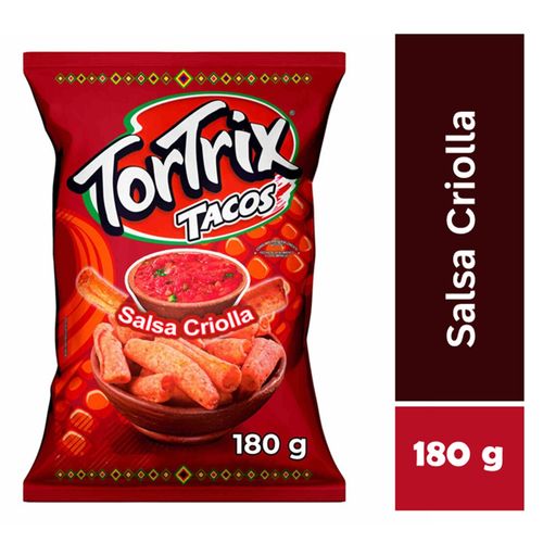 Snack Tortrix Tacos Salsa Criolla - 180 g