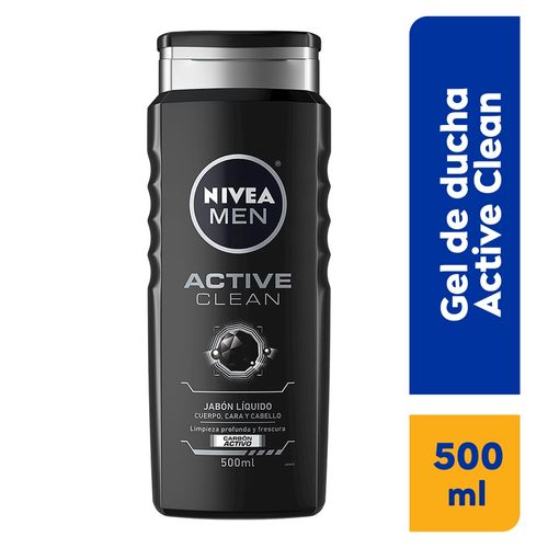 Gel Nivea Men de Ducha Active Clean - 500 ml