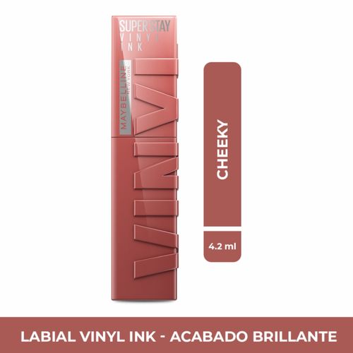 Labial líquido Vinyl Ink Maybelline NY Tono Cheeky  4.2 ml