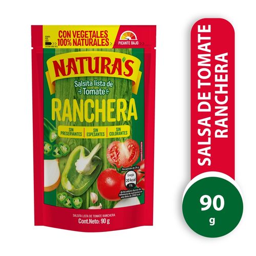 Salsa de Tomate Natura's Ranchera - 90 g