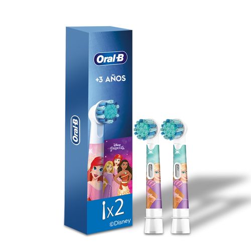 Cabezales Oral B de Repuesto Cepillo Dental Kids Disney Princess - 2 uds